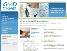 Tablet Screenshot of gmdpharma.ca